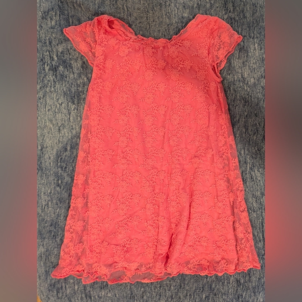 Carter's 5T Elegant Pink Lace Kids Dress